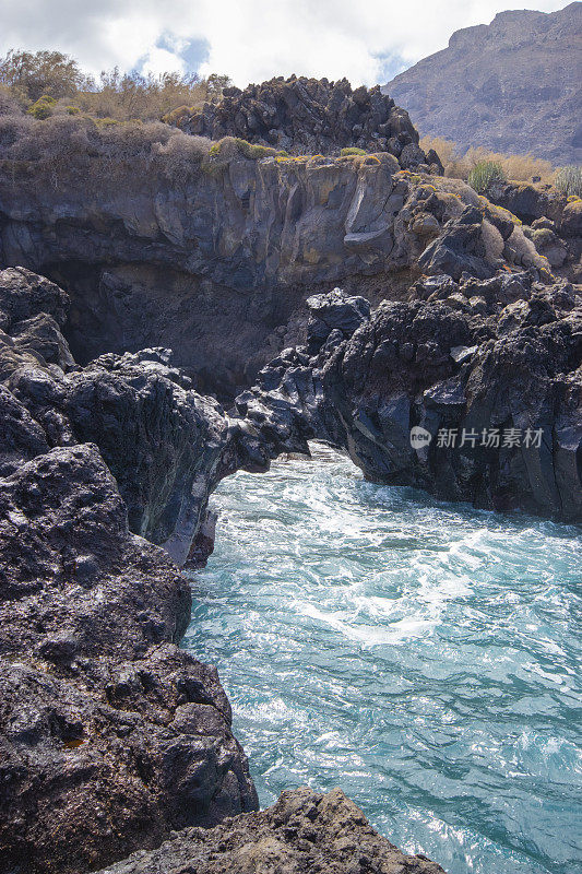 Playa de las Mujeres -岩石海岸在特内里费